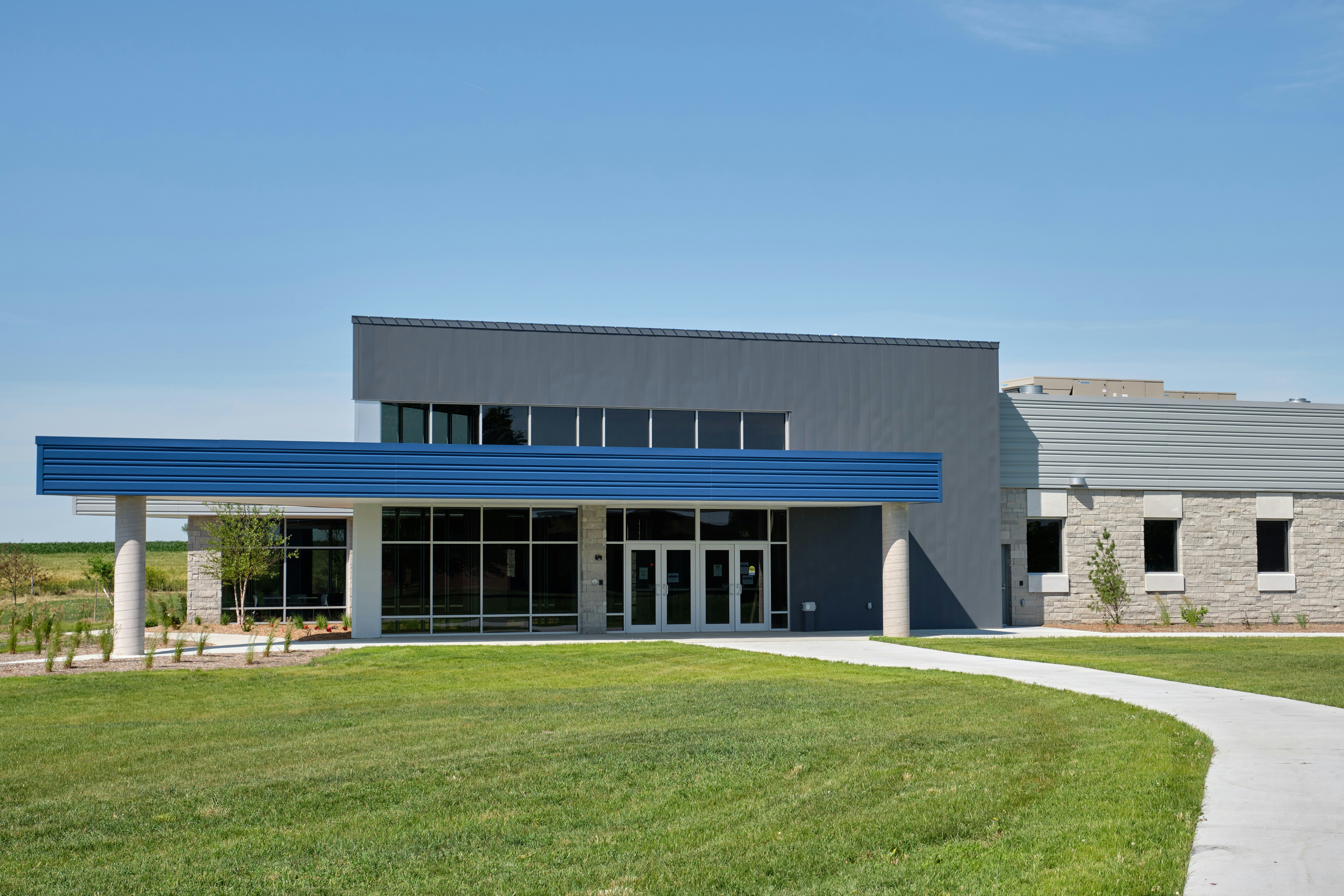 Newly constructed school building completed as part of capital project